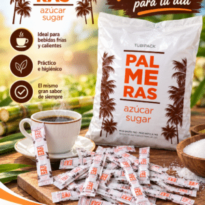 Azúcar Sugar – Palmeras Stick Pack de 3.5 gr – Paquete 200 Sobres x 10 Paquetes
