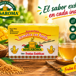 Aromática Masaroma Frutas Exóticas – caja x 25 sobres 150g x 12 Cajas